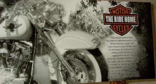 Lifestyle Interests Motorcycle Casket Insert
