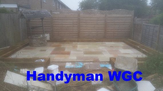 Handyman WGC, Fencing, Patio, Paving, Railway Sleepers, Raised Flower Beds, Decorative Fencing
