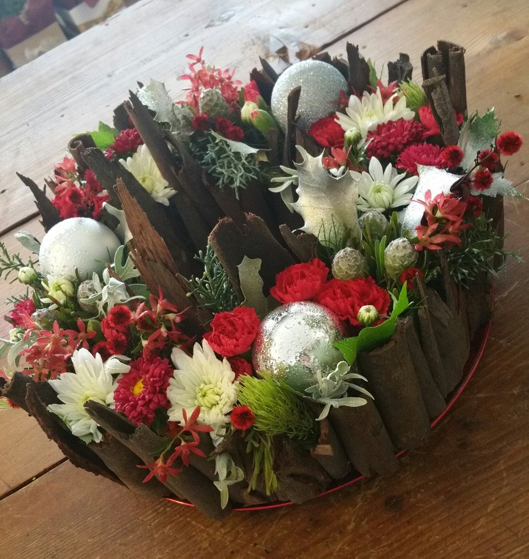 red flowers