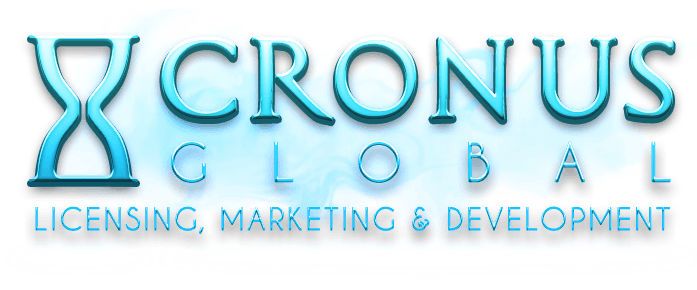 A logo for cronus global licensing marketing and development