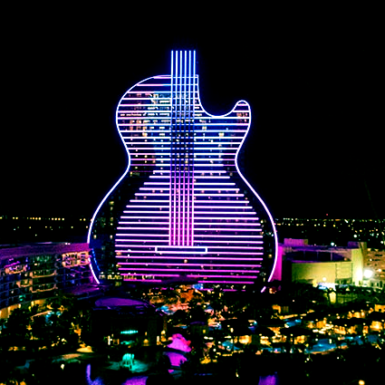 Image of the Hard Rock Hotel Guitar