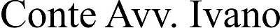 CONTE AVV. IVANO - LOGO