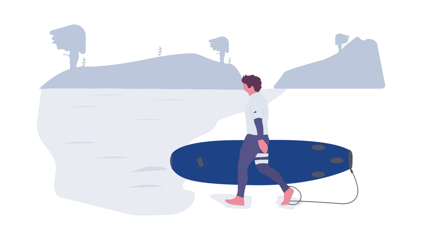 surfer illustration