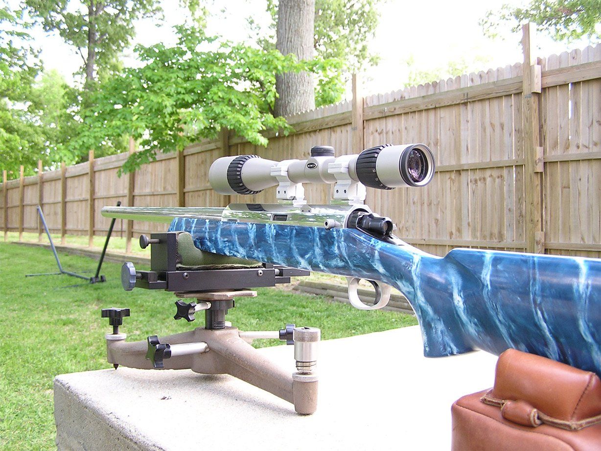 Blue rifle