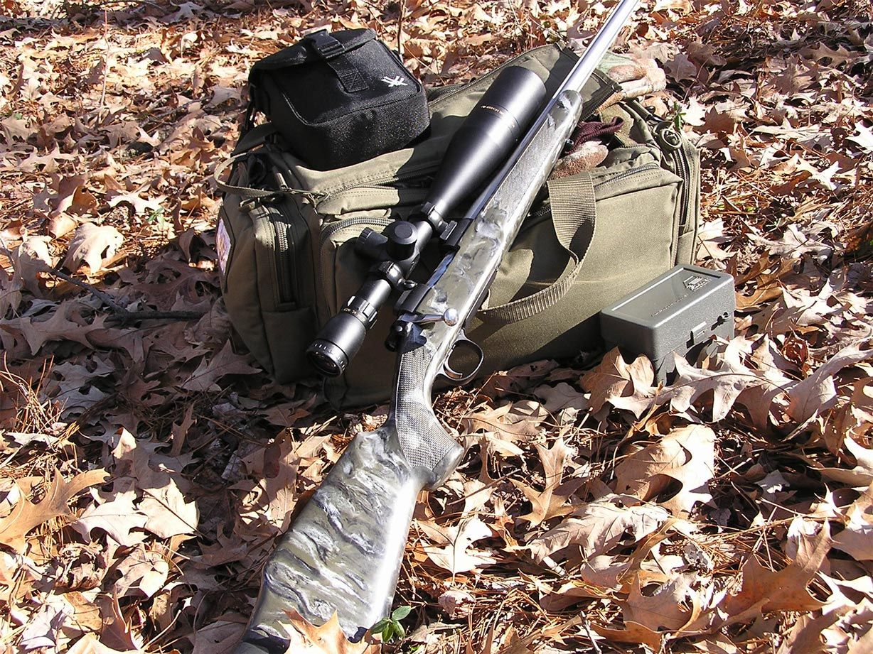 Camouflauge rifle