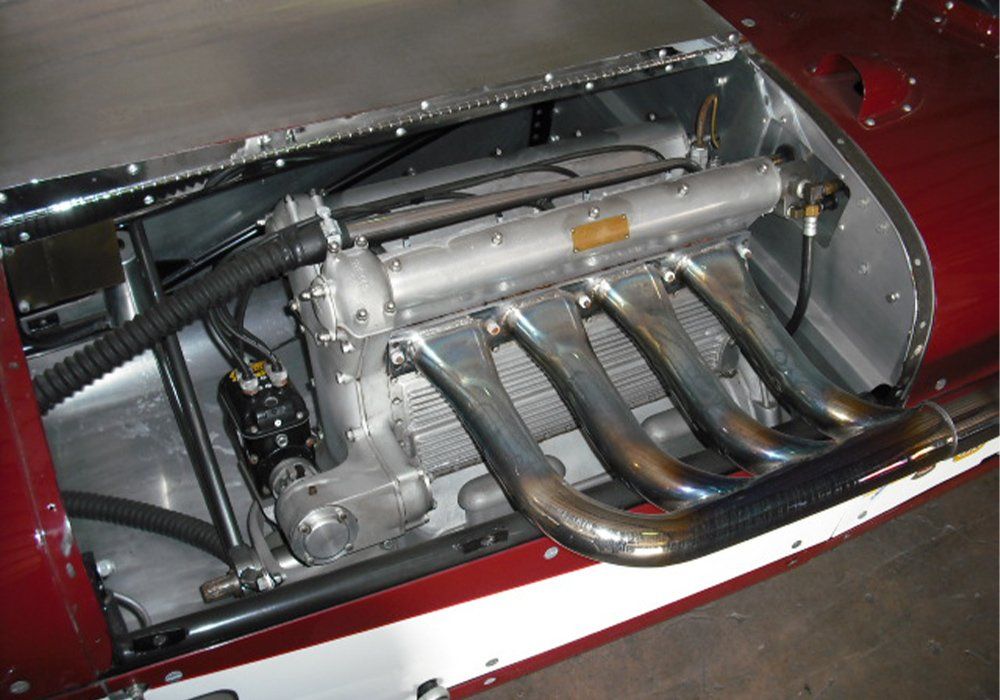 Retro race car engine
