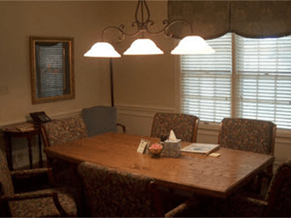 Funeral Home Facilities Reception Area