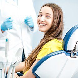 Dentist Near Me — Patient Smiling in Plainville, MA Dentist Near Me — Patient Smiling in Plainville, MA