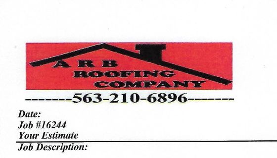 roofing contractor working on the roof
