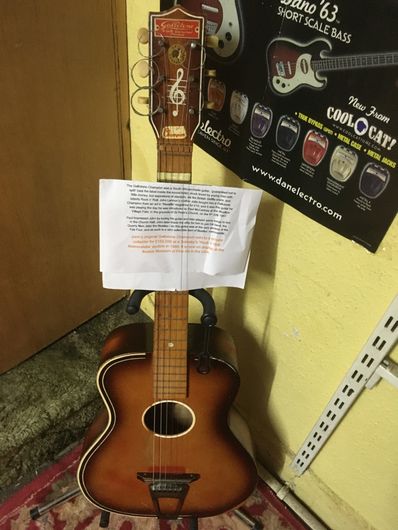 Original 1950s Gallotone Champion acoustic guitar