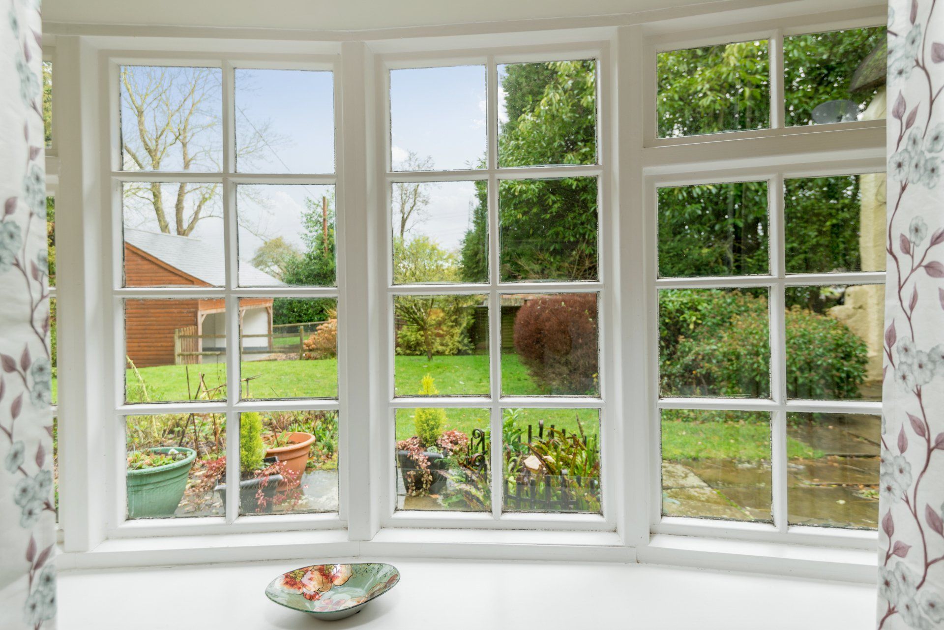 Ground floor bedroom with garden views