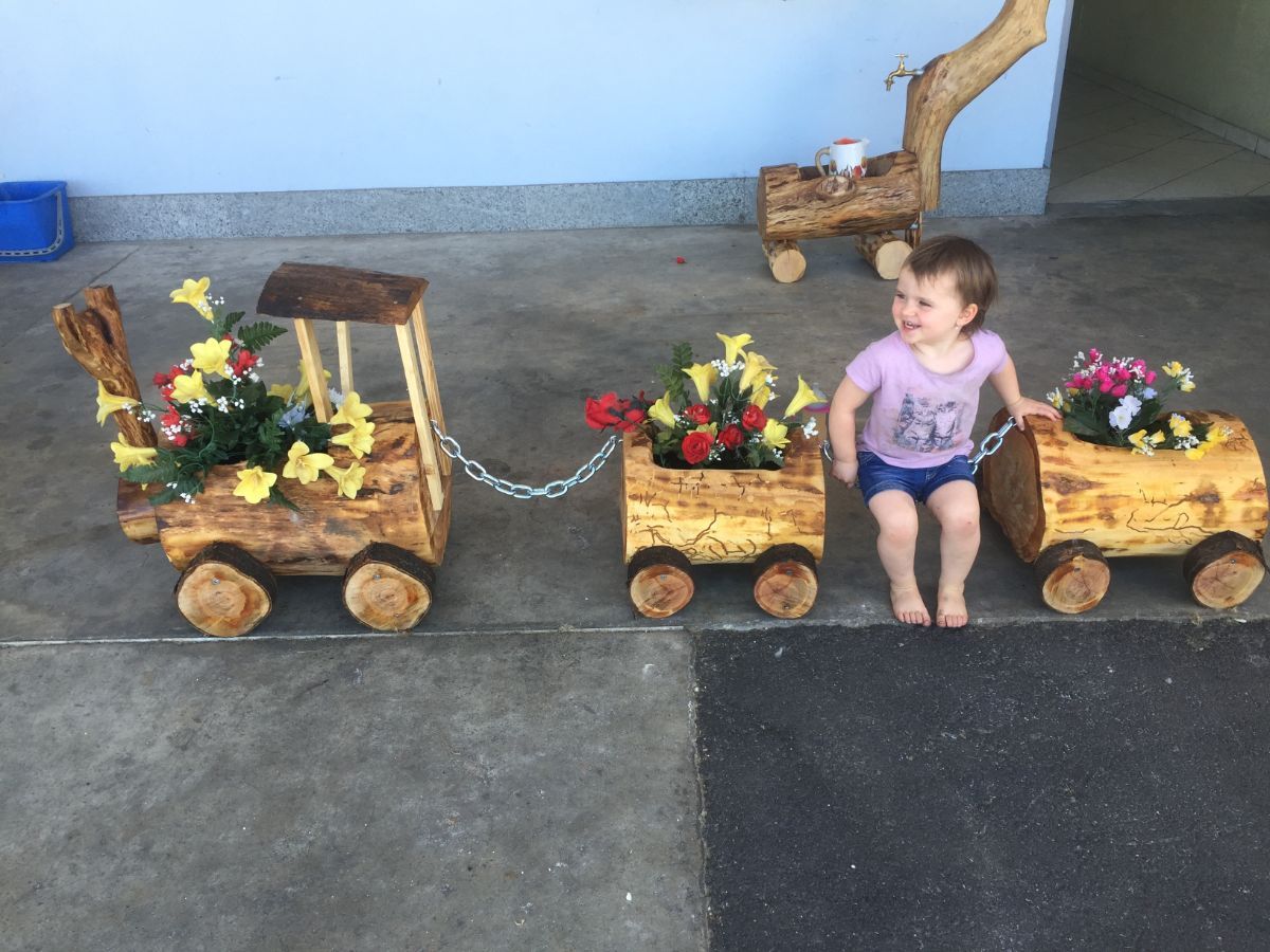 Trenino in legno