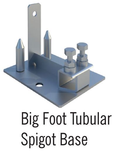 Kentledge blocks (ballast blocks) | Big Foot Tabular Spigot Base