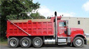 Red Truck, Excavating Services Red Truck, Excavating Services