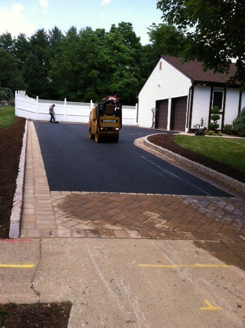 Belgian Block Curbing, Asphalt Paving