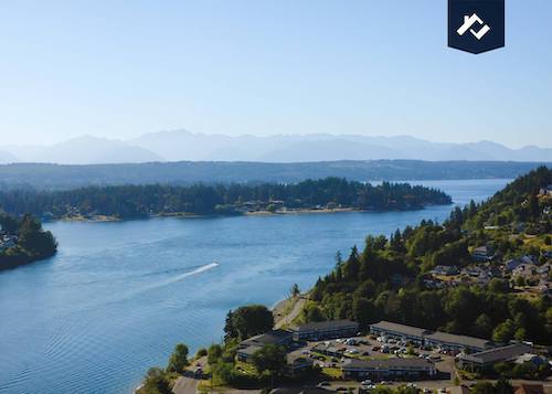 Kitsap County Olympics water view