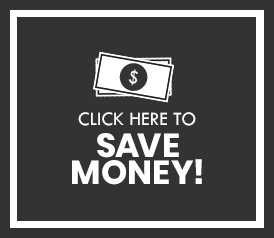 Black and white graphic with money symbol and text that says