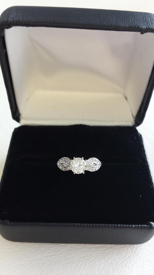 Ring with Diamond Stone — Paducah, KY — Hoskins Coin & Gold Exchange