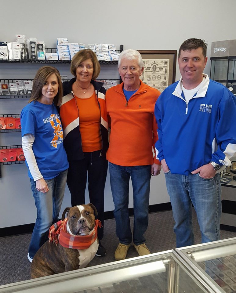 Hoskins Family with Cute Dog  — Paducah, KY — Hoskins Coin & Gold Exchange