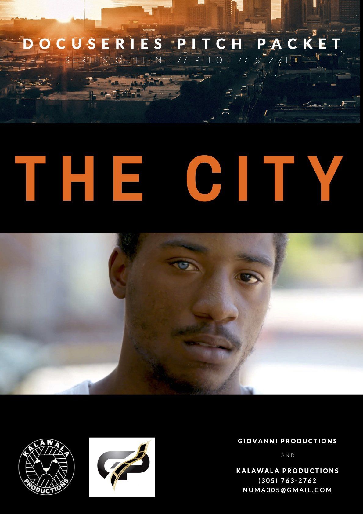 a poster for a documentary called the city