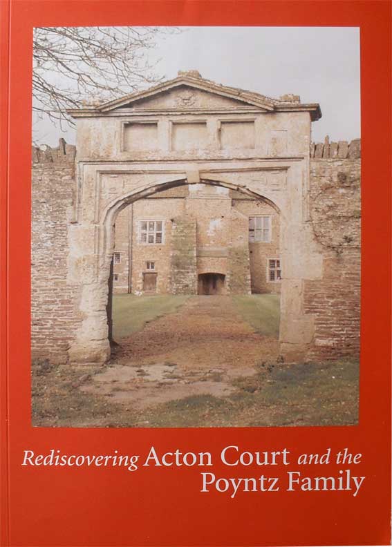 A book titled rediscovering acton court and the poyntz family