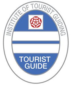 The logo for the institute of tourist Blue Guides