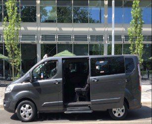 We have an 8-seater and a 16-seater minibus
