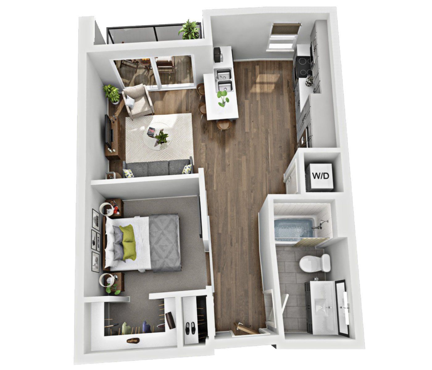 Studio D Floor Plan