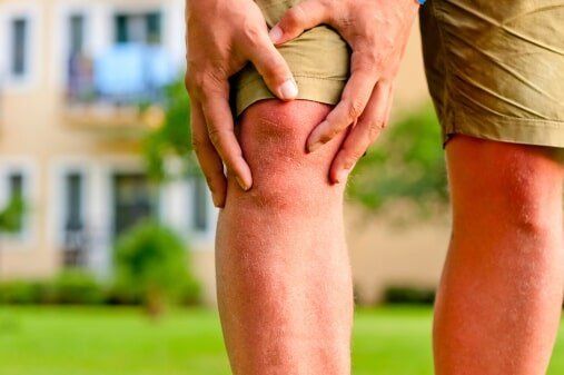 Man with a knee pain — Jersey City, NJ — Pain and Disability Institute Man with a knee pain — Jersey City, NJ — Pain and Disability Institute