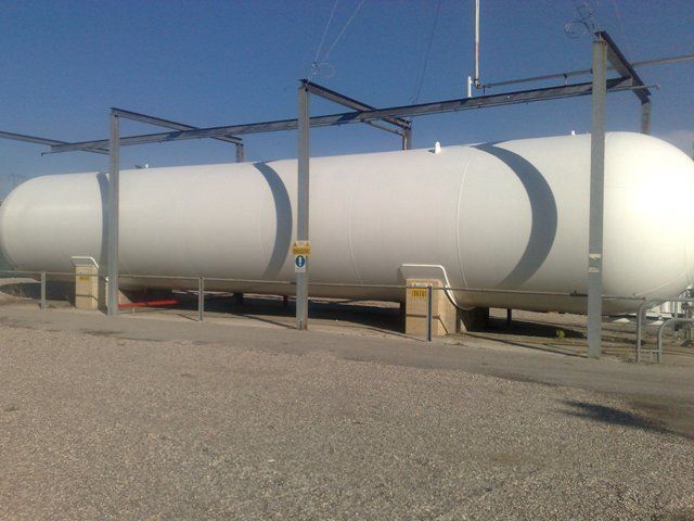 Un serbatoio industriale