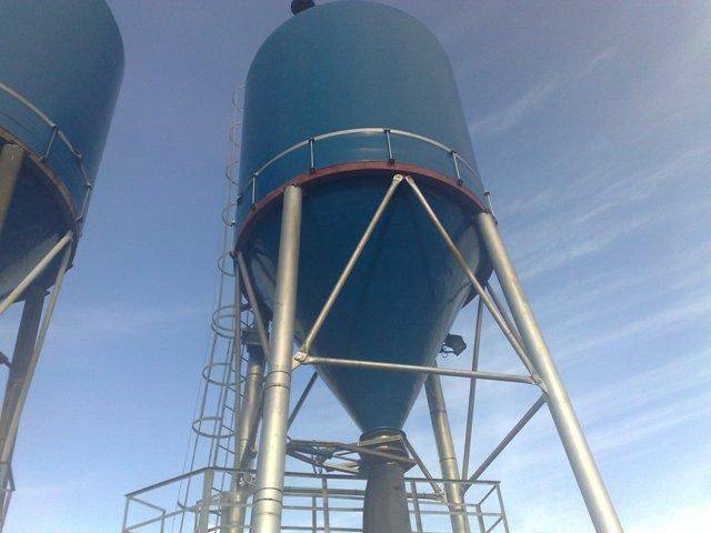 Un silos di stoccaggio