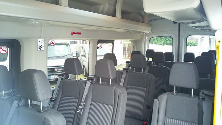 self drive 16 and 17 seat minibus hire you can drive yourself, fully air conditioned, luxury bus rental