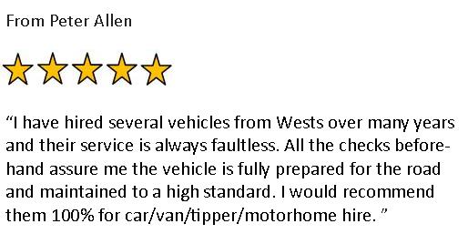 car, van, tipper and motorhome review from Peter Allen