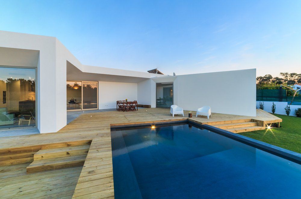 piscina in legno