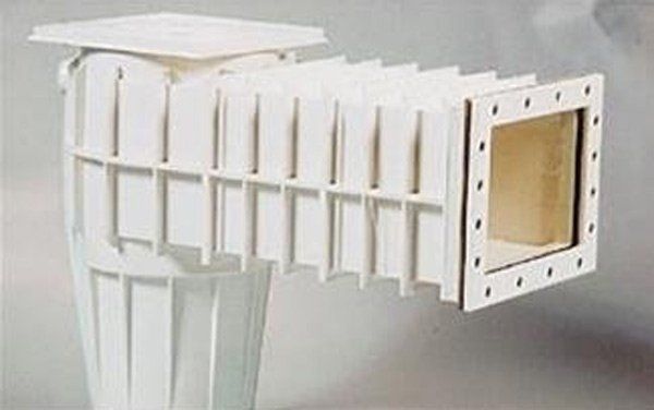 Skimmer in ABS con prolunga a bocca stretta