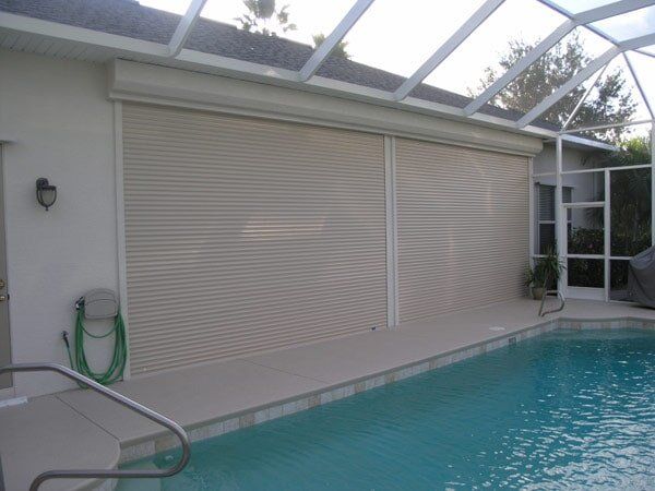 Protected lanai — hurricane shutters Ormond Beach FL in Ormond Beach, FL
