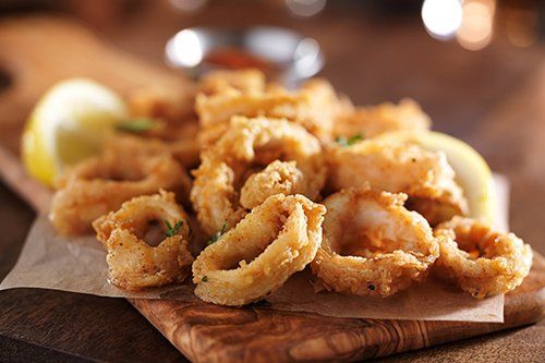 Seafood — Fried Calamari in Waterbury, CT Seafood — Fried Calamari in Waterbury, CT