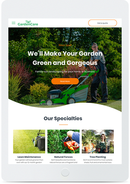 Landscaper Website Wangaratta