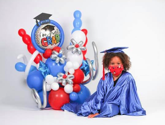 celebrating graduation while coronovirus and covid prevent a party