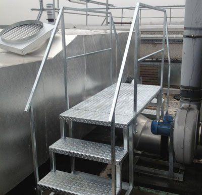metal stairs