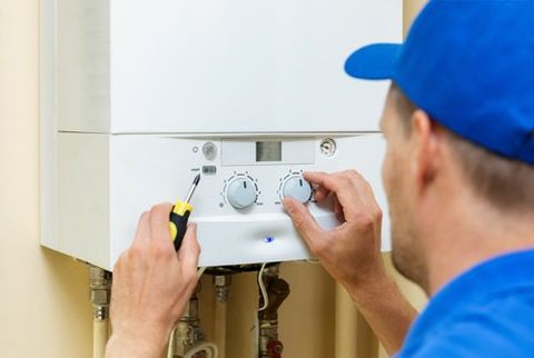 Sewer — Set Up Central Gas Heating Boiler at Home in Goldsboro, NC