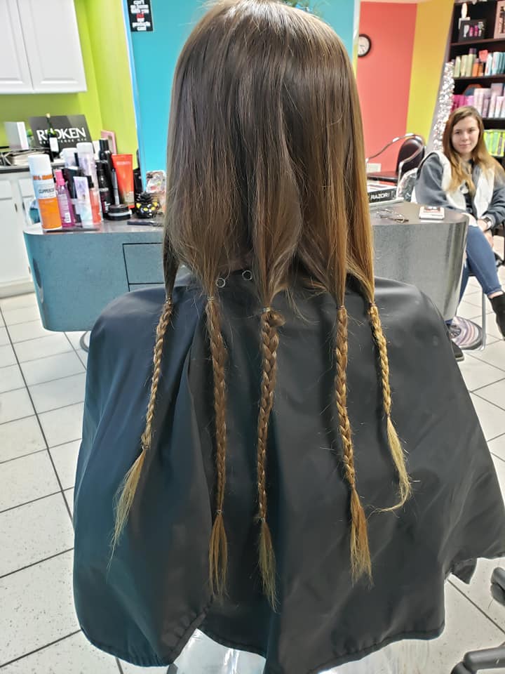 Woman Having A Hair Cut — Washington, WI — North Shore Hair Design Inc