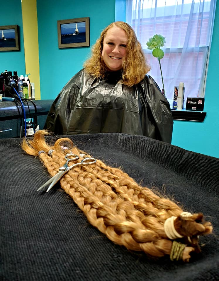 Close Up Photo Of A Cut Hair— Washington, WI — North Shore Hair Design Inc