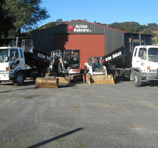 Various bobcat equipment