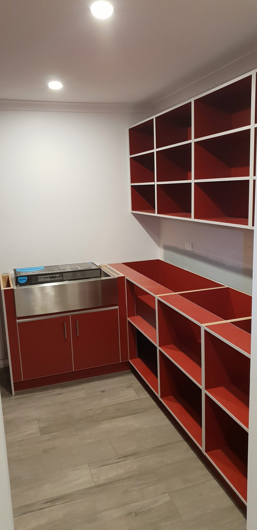Empty Wooden Shelves — Styles and Finishes in Balaclava NSW