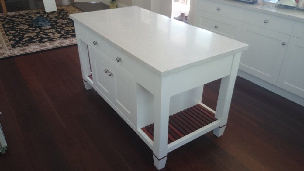 Kitchen Island Cabinet — Cabinetry Solutions in Balaclava NSW