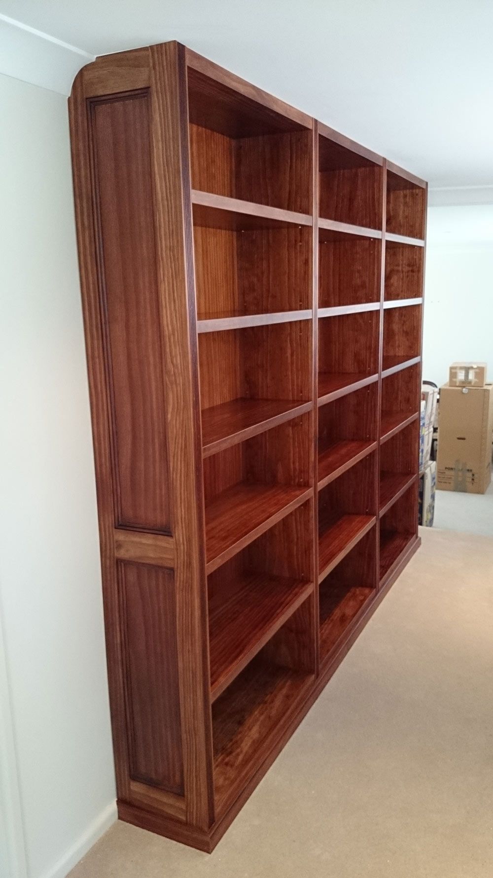Hard Wood Empty Cabinet — Cabinetry Solutions in Balaclava NSW