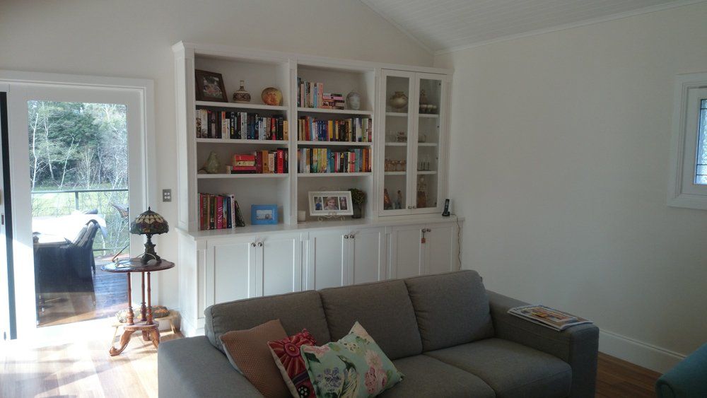 Living Room Display Cabinet — Cabinetry Solutions in Balaclava NSW