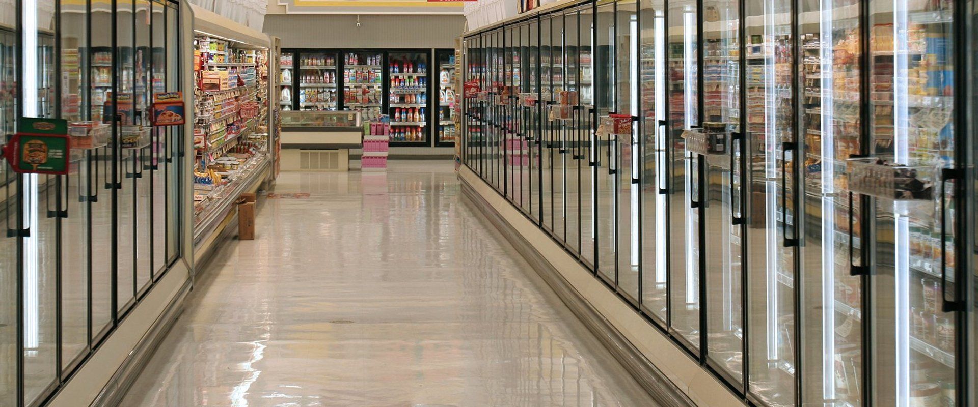 super market frozen area