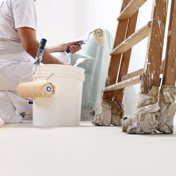 Man Painting Walls — Allentown, PA — Hire A Husband, Inc.